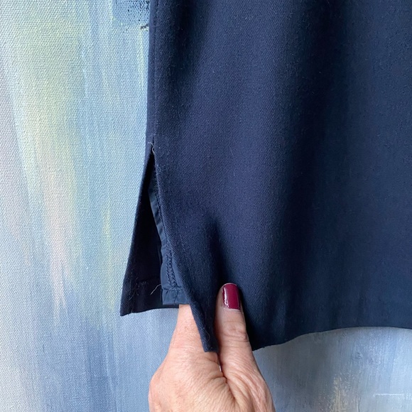 Vintage Paul Harris Design Womens Black Pencil Skirt EUC Size 6 (Like Size S) - Picture 2 of 6